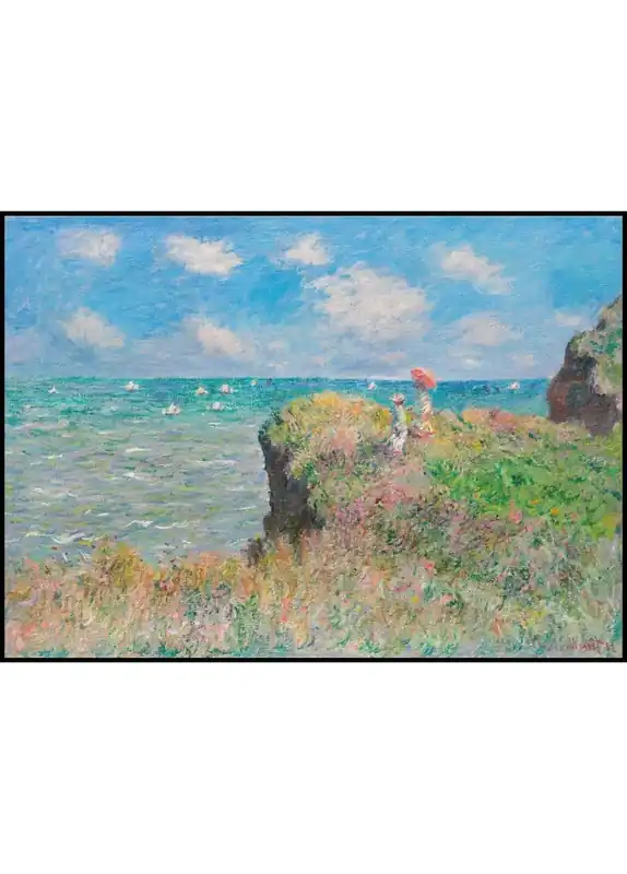 Angebot Cliff Walk at Pourville Poster