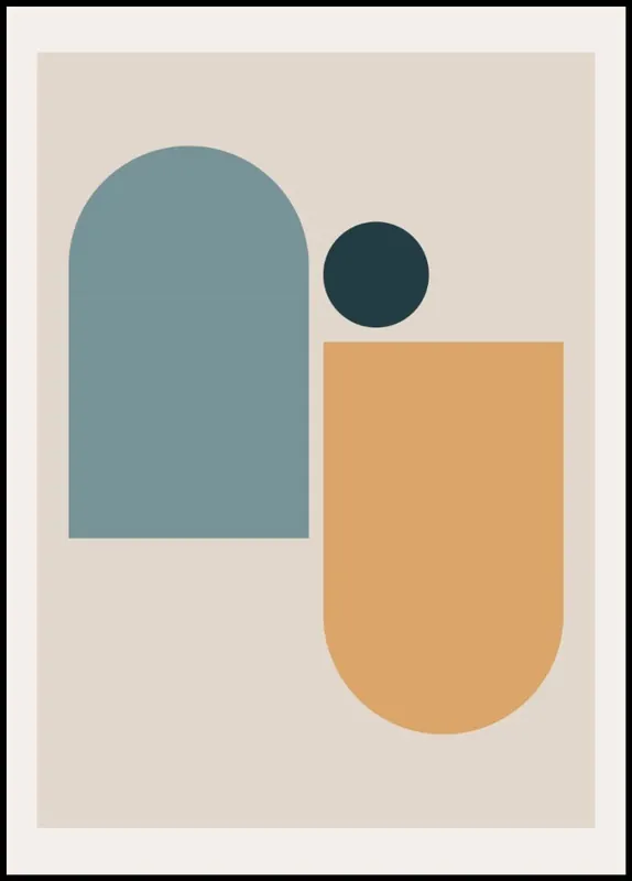 Geprüft Gaia Abstract Shapes Poster nr.6