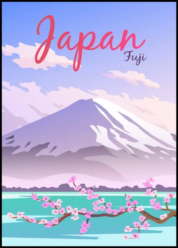 Versand Am Gleichen Tag Japan Fuji Amazing Travel Poster