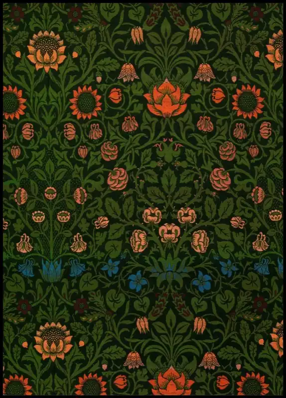 Violet and Columbine by William Morris Poster nr.2 Preis Gesenkt