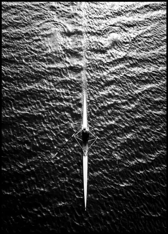 Echt One-Man Rowing Poster