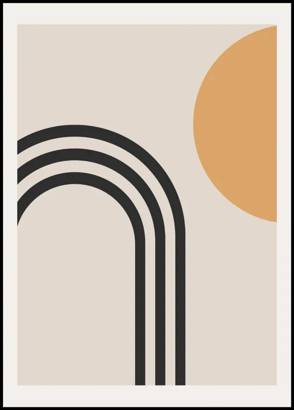 Nur Für Kurze Zeit Gaia Abstract Shapes Poster nr.2