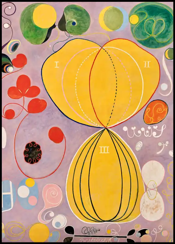 Finale Aktion The Ten Largest No. 7 Adulthood Poster by Hilma af Klint