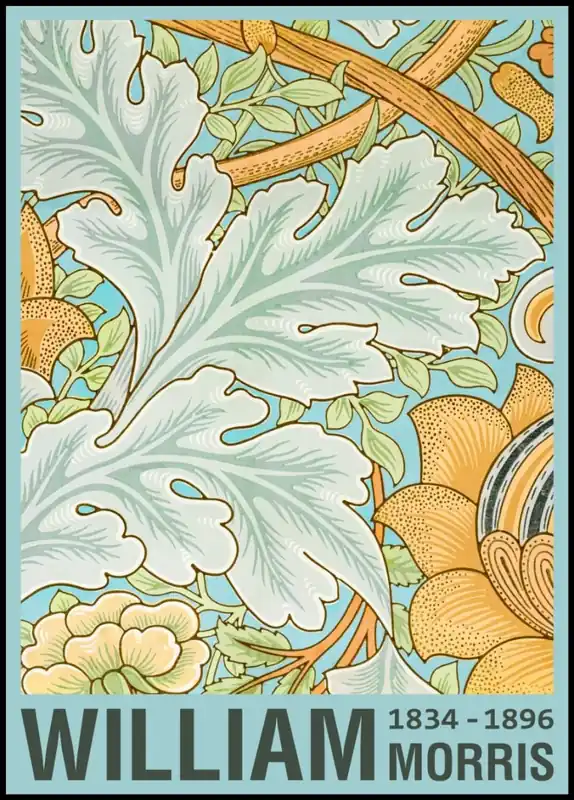 St.James by William Morris Design Poster Aktuell