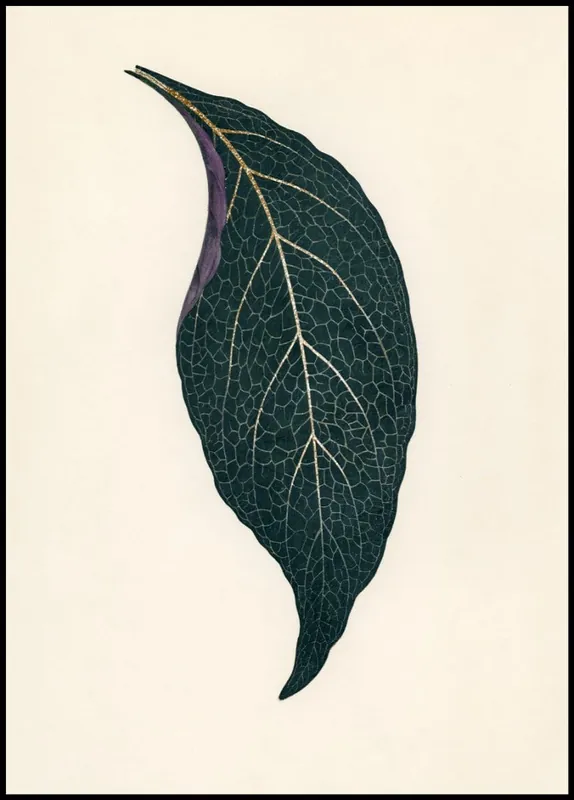 Gratis Versand Engraved Leaf Vintage Poster