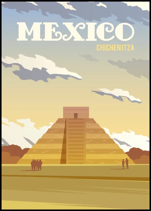 Mexico Chichenitza Amazing Travel Poster Wochenendangebot