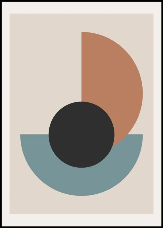 Gaia Abstract Shapes Poster nr.4 Schneller Versand