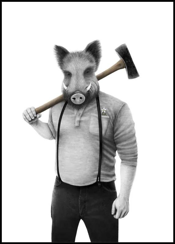 Gratis Versand Jack Lumboar1 Poster by Sanna Wieslander