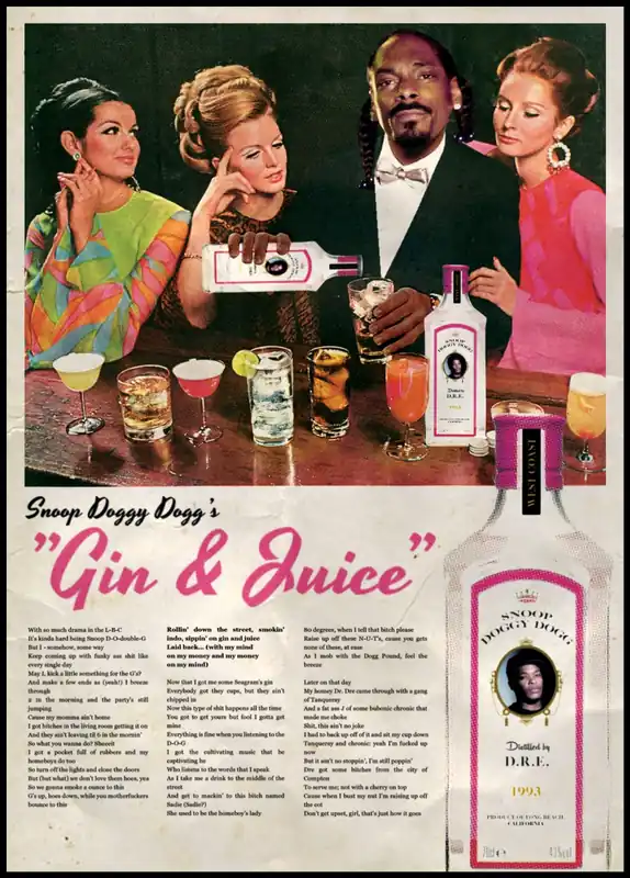 Gin & Juice Poster by David Redon Super-Preis