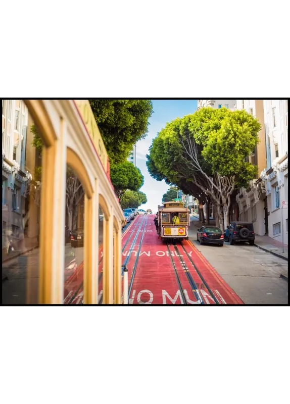 Tram in San Francisco Poster Billig
