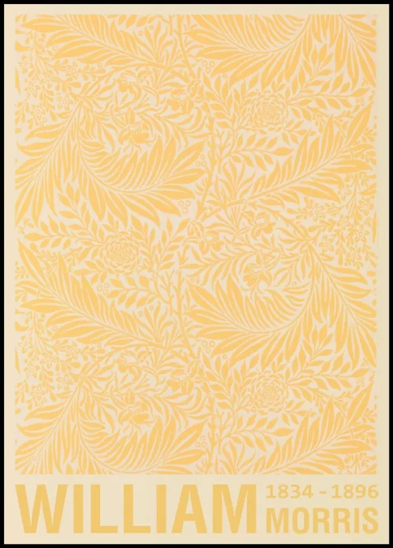 Schnäppchen Larkspur by William Morris Design Poster