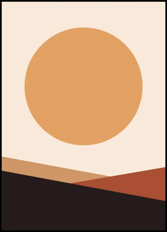Earthy Colors Abstract Poster nr.75 Angebot