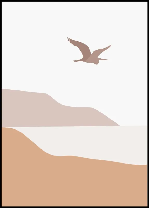 Earthy Colors Abstract Poster nr.41 Aktuell