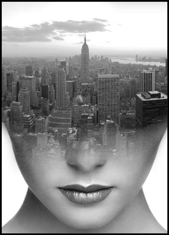 Heißes Angebot Beautiful Face Of New York Poster