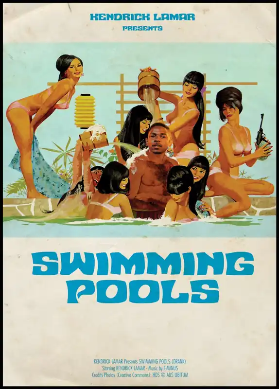 Swimming Pools Poster by David Redon Begrenztes Angebot