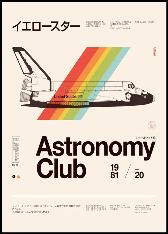 Must-Have Astronomy Club Poster by Florent Bodart