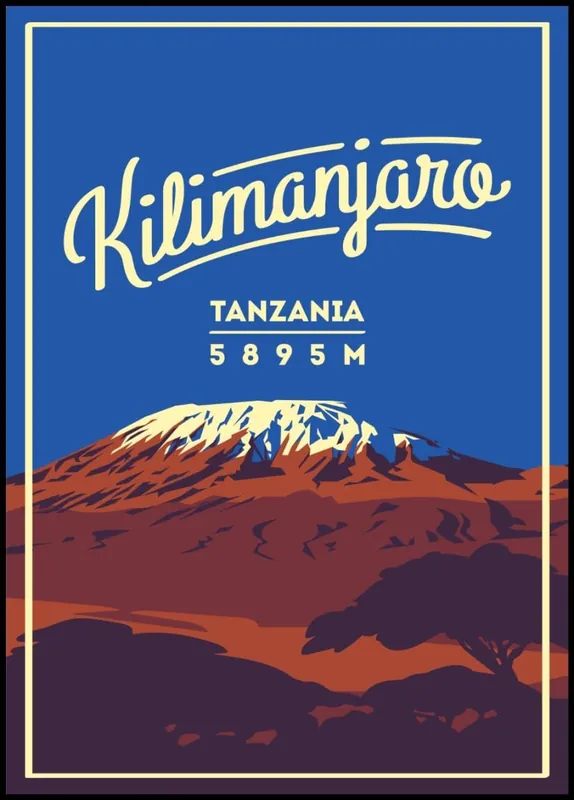 Angebot Kilimanjaro Mountain Poster nr.3