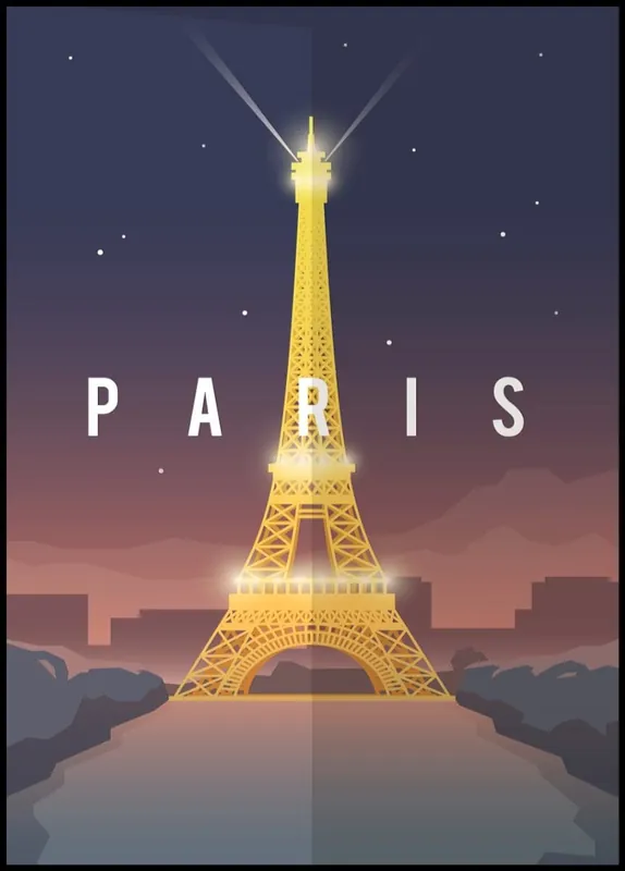 Paris Amazing Travel Poster Saisonangebot