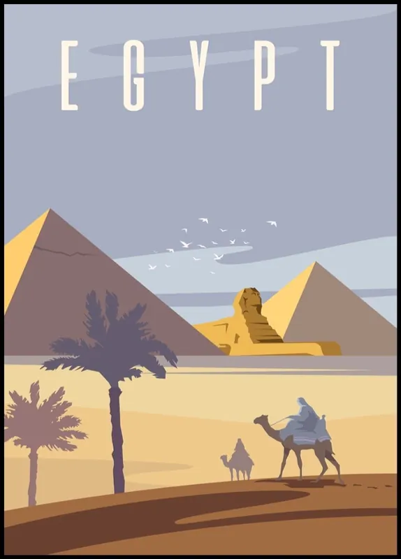 Zertifiziert Egypt Amazing Travel Poster