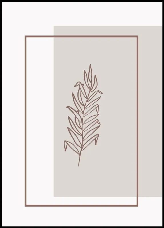 Earthy Colors Abstract Poster nr.44 Sichere Zahlung