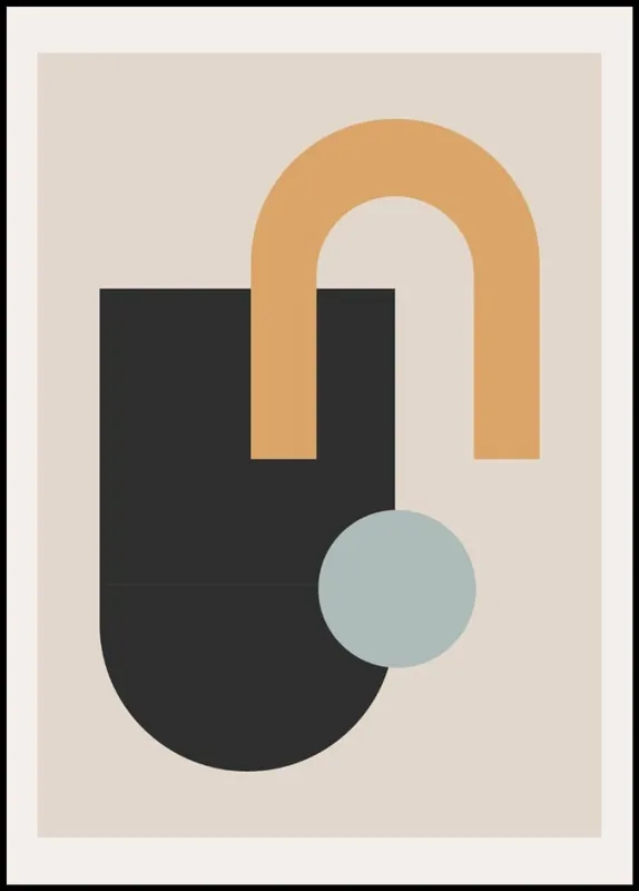 Geprüft Gaia Abstract Shapes Poster nr.8