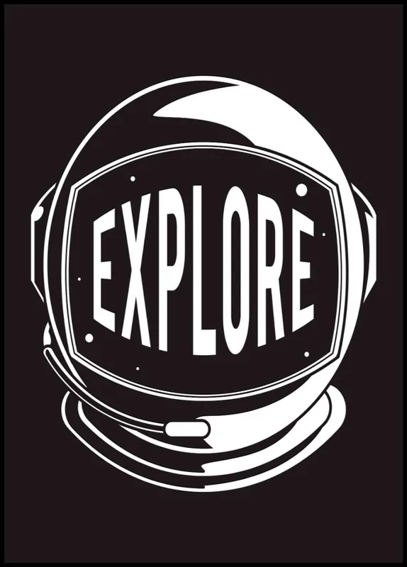 Explore Astronaut Illustration Wall Art Poster Online Kaufen