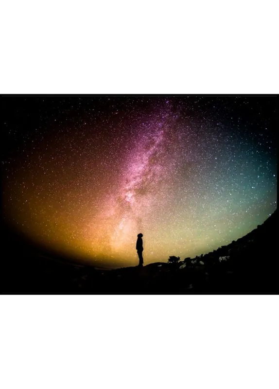 Rabatt Colorful Starry Sky Poster