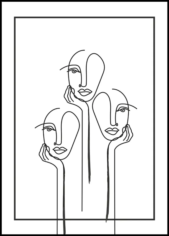 Friends Poster by Linnea Nygren Markenware