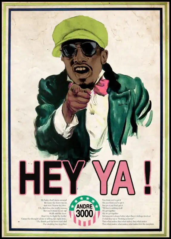 Ausverkauf Hey Ya Poster by David Redon