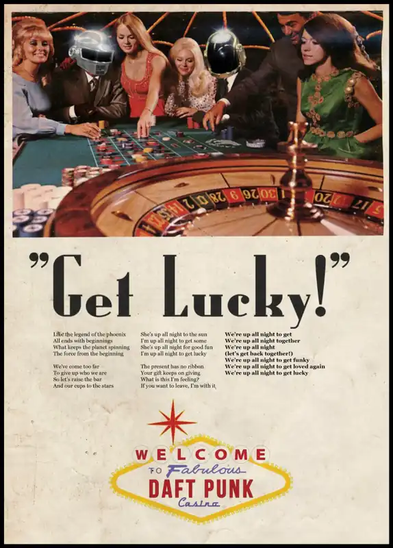 Bestpreis Get Lucky Poster by David Redon