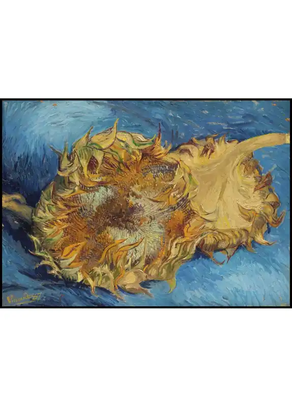 Sichere Zahlung Sunflowers by van Gogh Poster