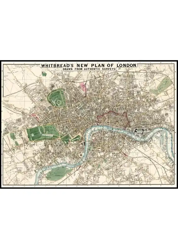 Nur Heute New Plan of London Poster
