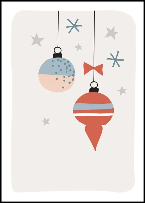 Neu Scandinavian Winter Illustrations Set no.25 Poster