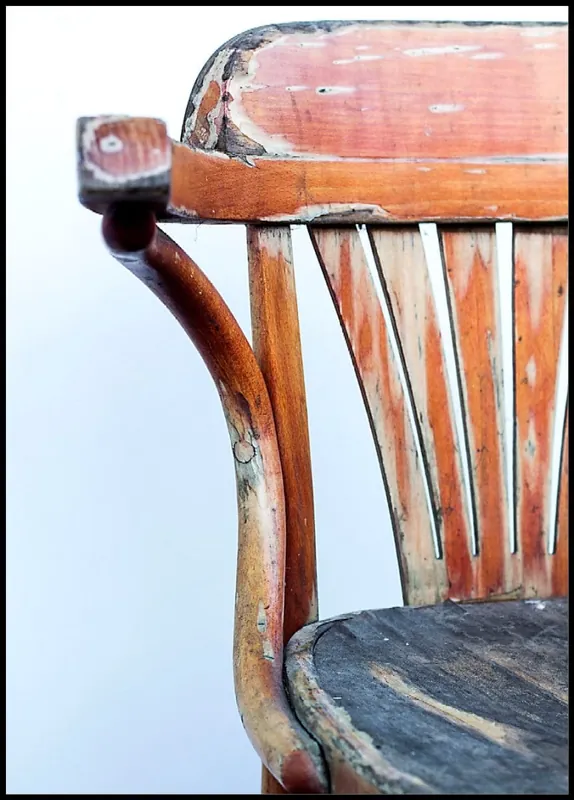 Highlight Old Vintage Chair Poster