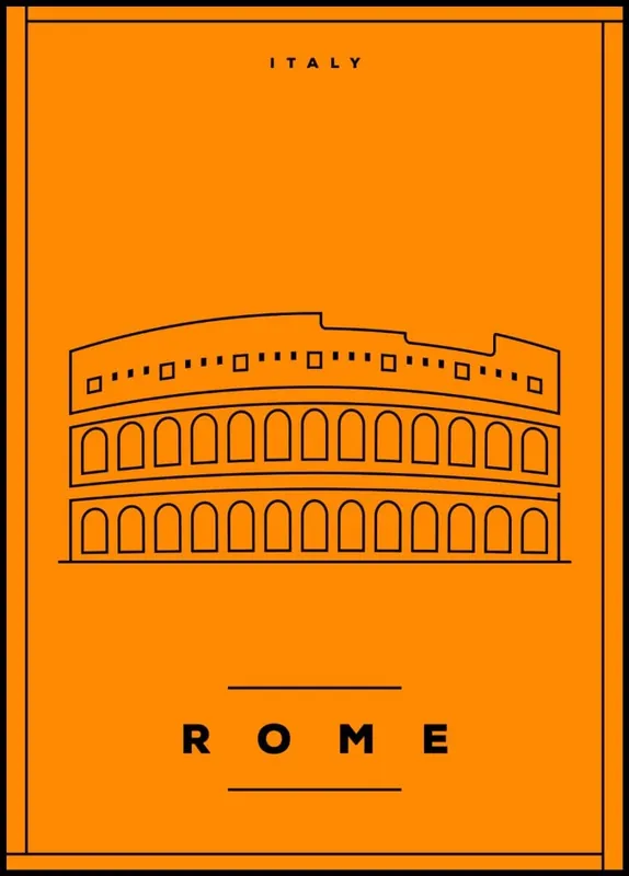 Top-Preis Rome Minimal City Poster