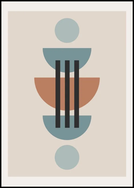 Bestseller Gaia Abstract Shapes Poster nr.7