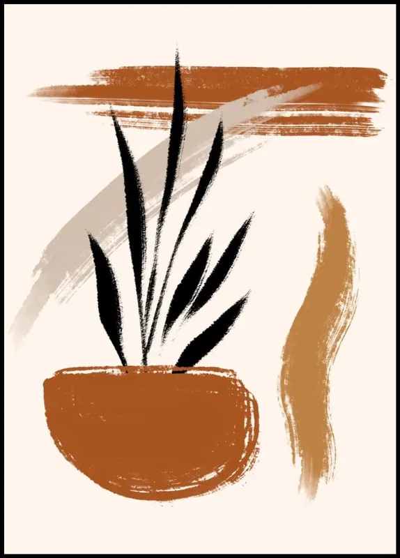 Angebot Earthy Colors Abstract Poster nr.16