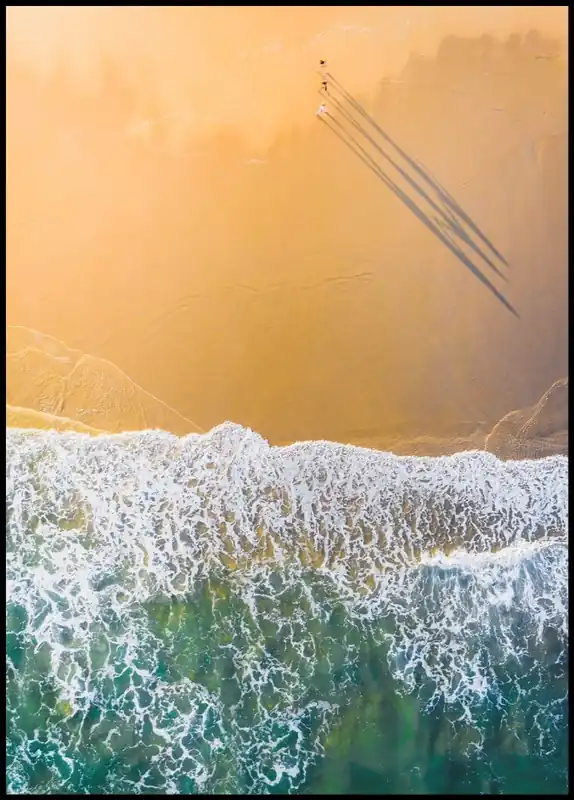 Beautiful Coastline With Clear Sea Water Poster Neue Kollektion