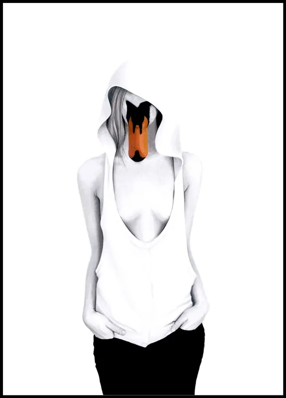 Kostenfreie Lieferung Swan Lady Poster by Sanna Wieslander