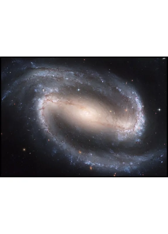 Barred Spiral Galaxy Poster Heißes Angebot