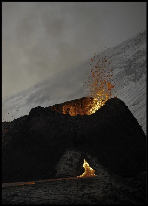 Sonderangebot Volcano Snæfellsjökull Iceland nr. 1 Poster by Wiberg