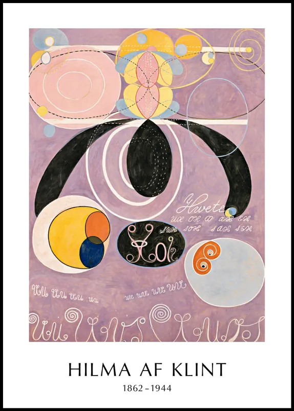 Neu The Ten Largest No. 6 Design Poster by Hilma af Klint