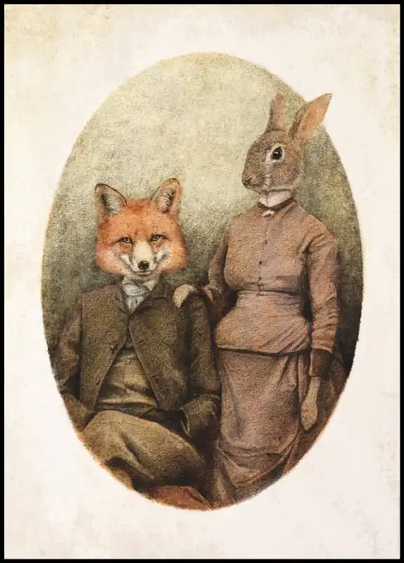 Günstig Odd Couples Poster by Mike Koubou