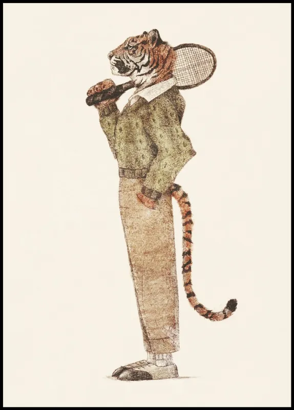 Tiger Poster by Mike Koubou Sale