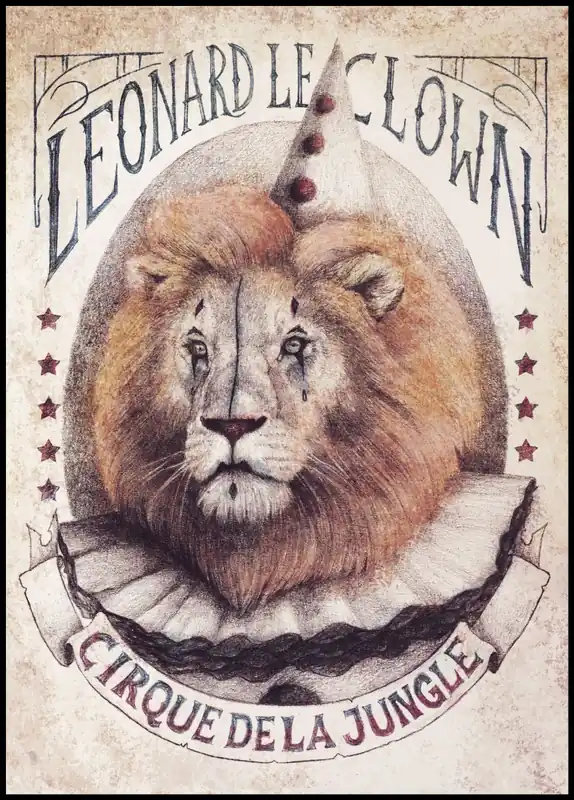 Cirque de la Jungle Poster by Mike Koubou Wochenendangebot