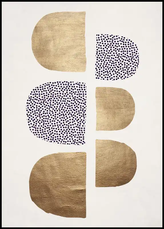 Geometric Abstracta Poster by Kubistika Angebot