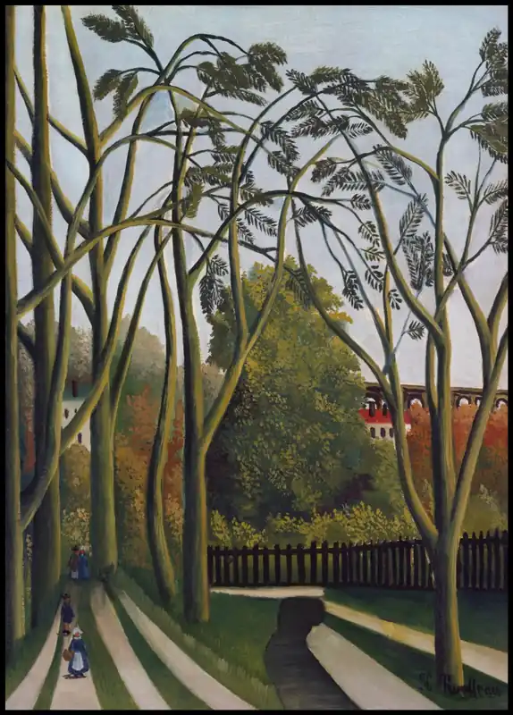 The Banks of the Bièvre near Bicêtre Poster Versand Am Gleichen Tag