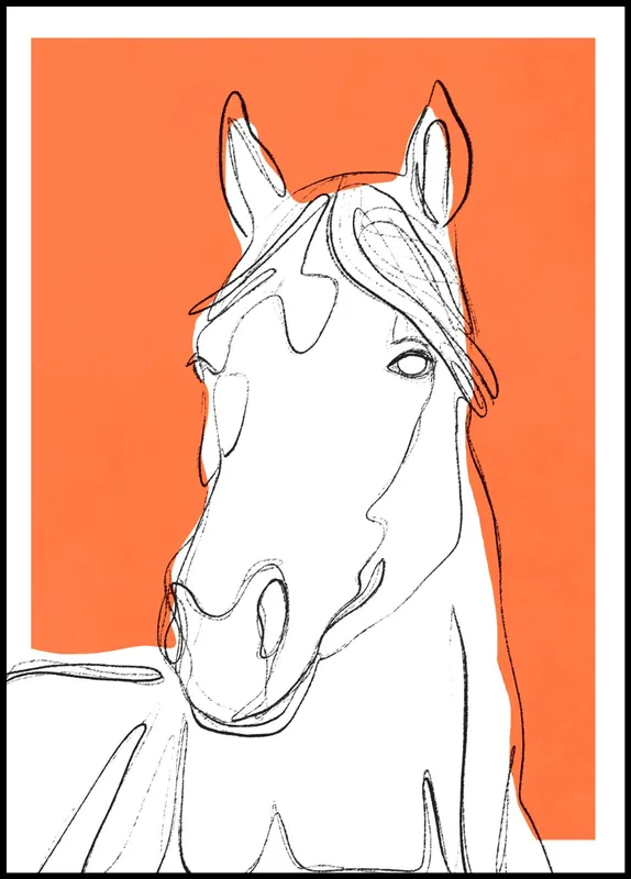 Schneller Versand Horse Poster by treechild