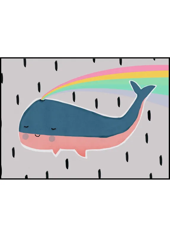 Meistverkauft Happy Whale Poster by treechild