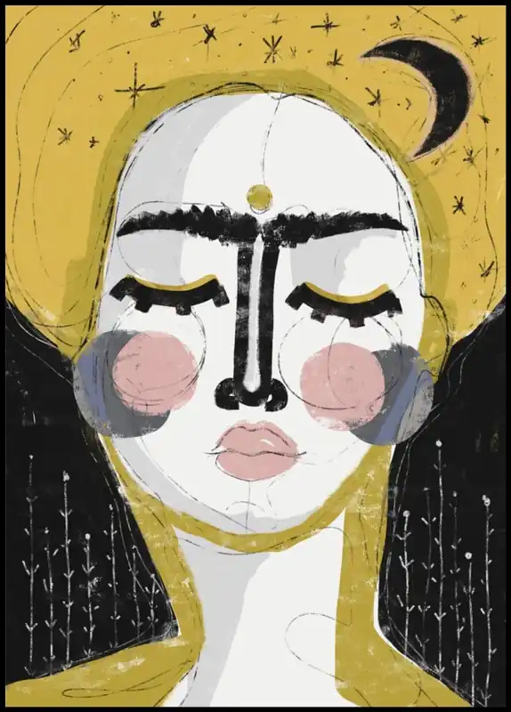 Goddess of the Night Poster by treechild Neuheit